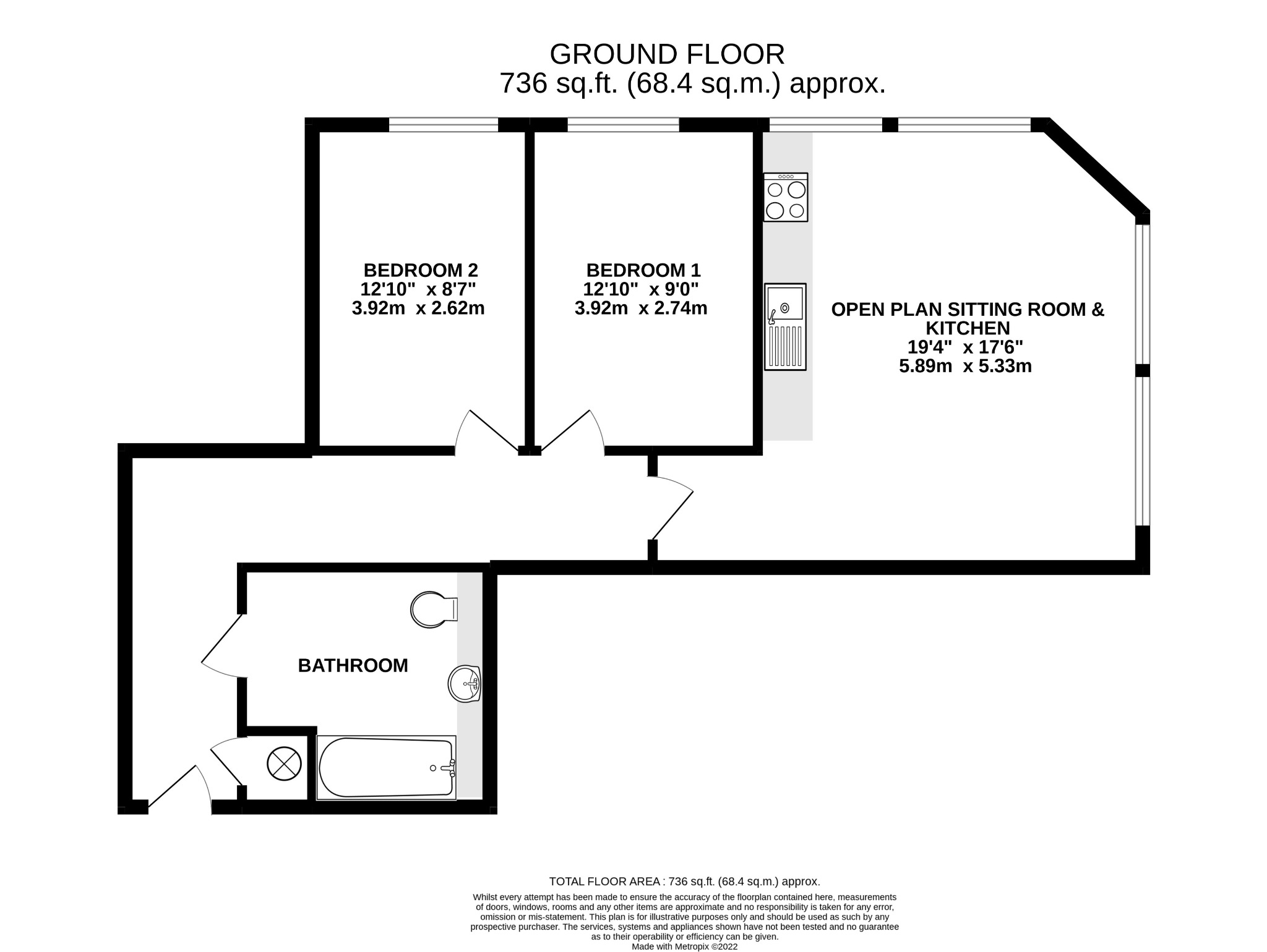 Ground Floor Flat for sale in LINDEN HOUSE, CHART WAY, HORSHAM RH12 1QB