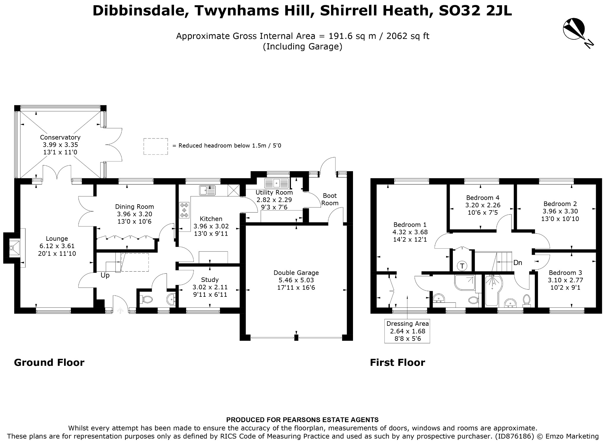For Sale Shirrell Heath, 4 Bedroom Property from Pearsons Estate Agents